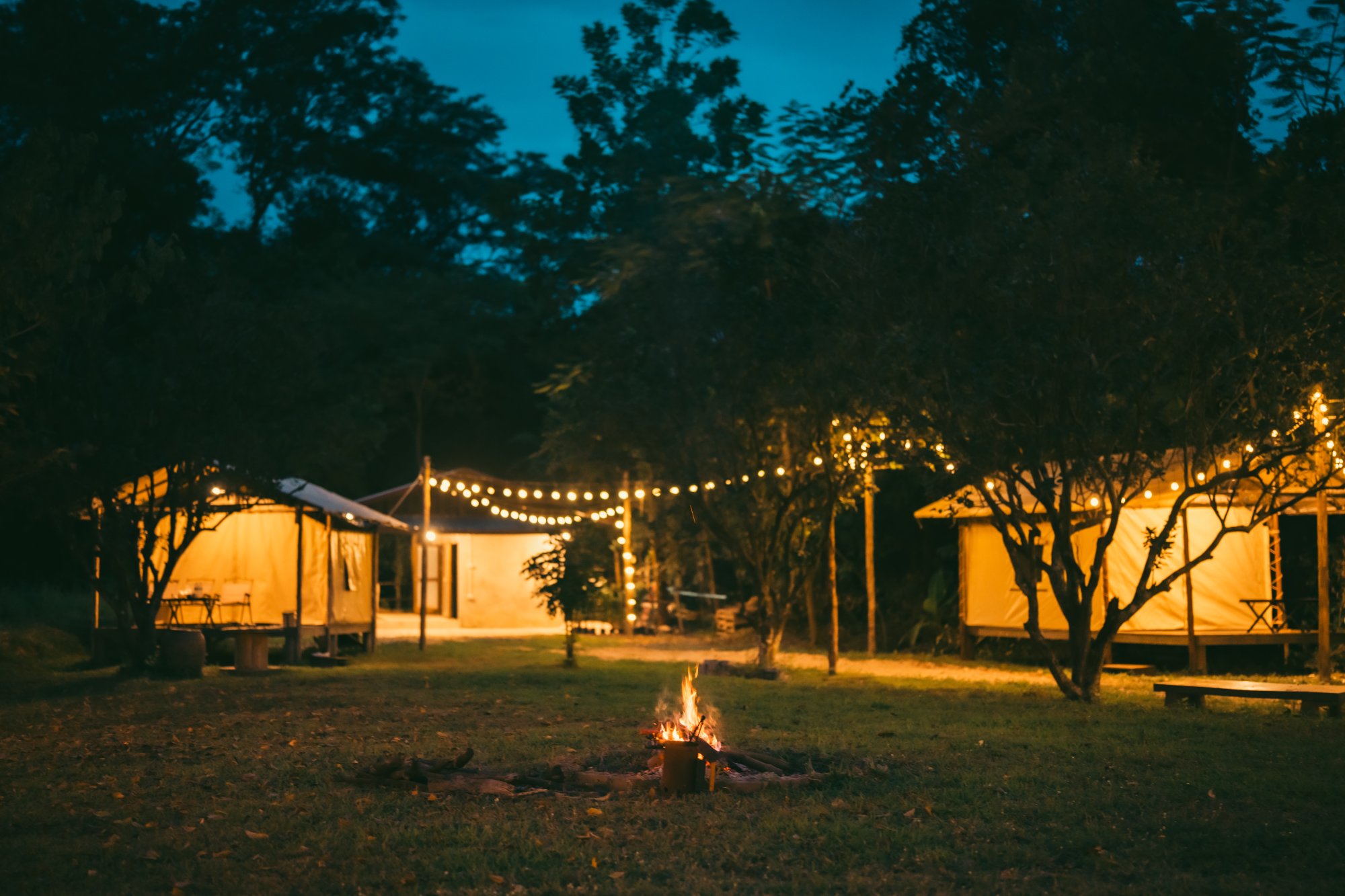 Luxury glamping